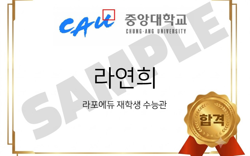 중앙대 경영학부의 꿈을 이룬 라연희학생